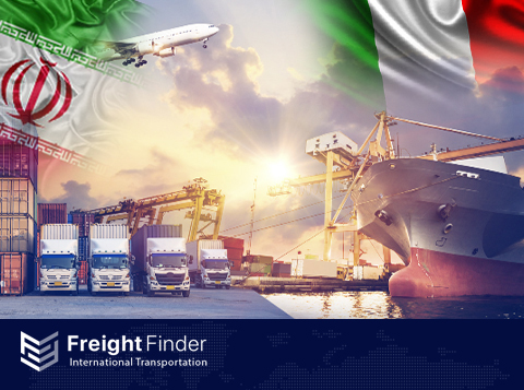 ارسال کالا از ایران به ایتالیا به روش دریایی، زمینی و هوایی